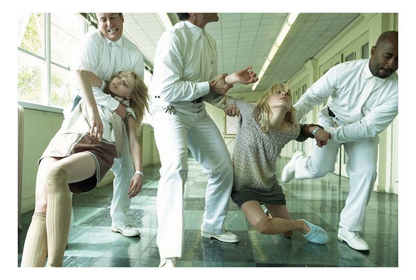 Photo by Steven Meisel, Vogue Italia July
2007, Super Mods Enter Rehab