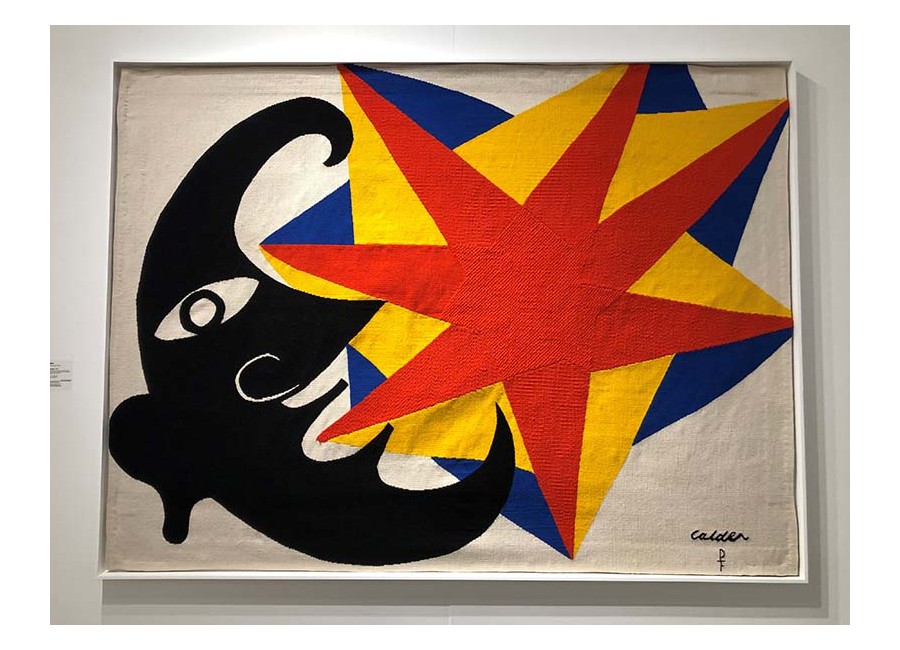 Alexander Calder, Moon and Star Tapestry, 1970.