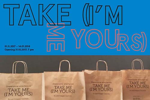 TAKE ME ( I'M YOURS ) come l'arte diventa interattiva