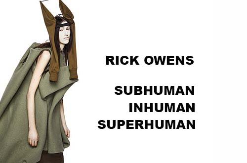 RICK OWENS in TRIENNALE