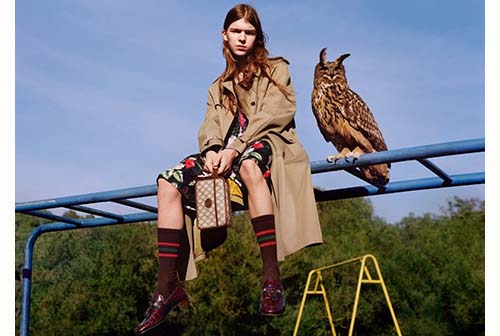 la campagna GUCCI pre fall 2020